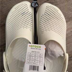 Crocs liferide 350 women’s White Clogs